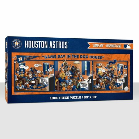 YOUTHEFAN MLB Houston Astros Game Day in the Dog House Puzzle, 1000 Piece 2505824